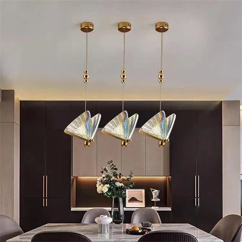 Mosrugs | FlutterGlow – Artistic Butterfly-Shaped Pendant Lamp