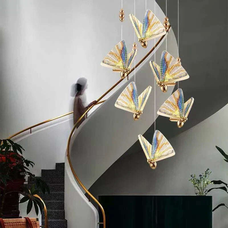 Mosrugs | FlutterGlow – Artistic Butterfly-Shaped Pendant Lamp