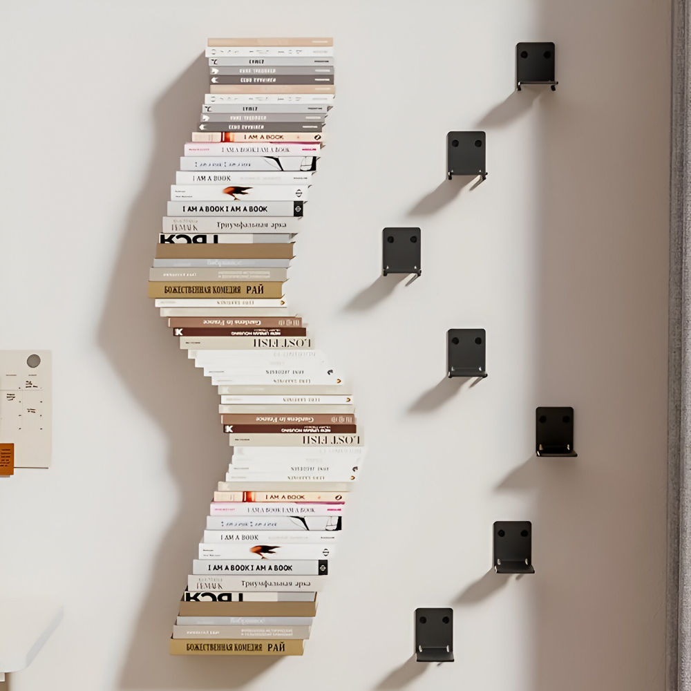 Mosrugs | Invisible Floating Bookshelves – Wall-Mounted Book Organisers & Stylish Space-Saving Wall Racks