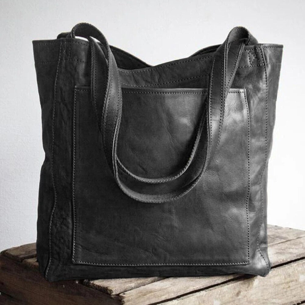 Mosrugs | Elegant Women's Leather Handbag – Timeless Style for Work & Casual Wear