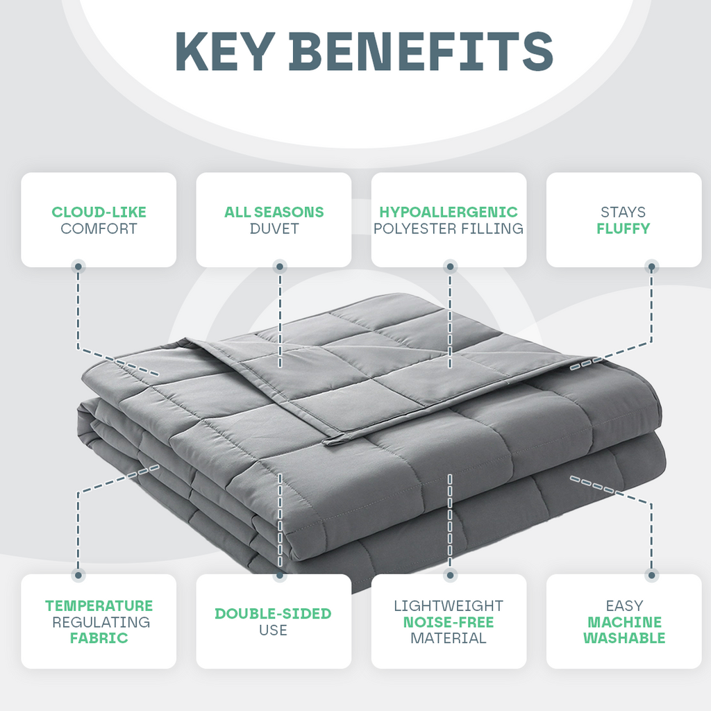 Mosrugs | All Seasons Cloud-Soft Duvet | Gentle on Skin, Cozy & Breathable for Twin, Full, Queen, King Sizes
