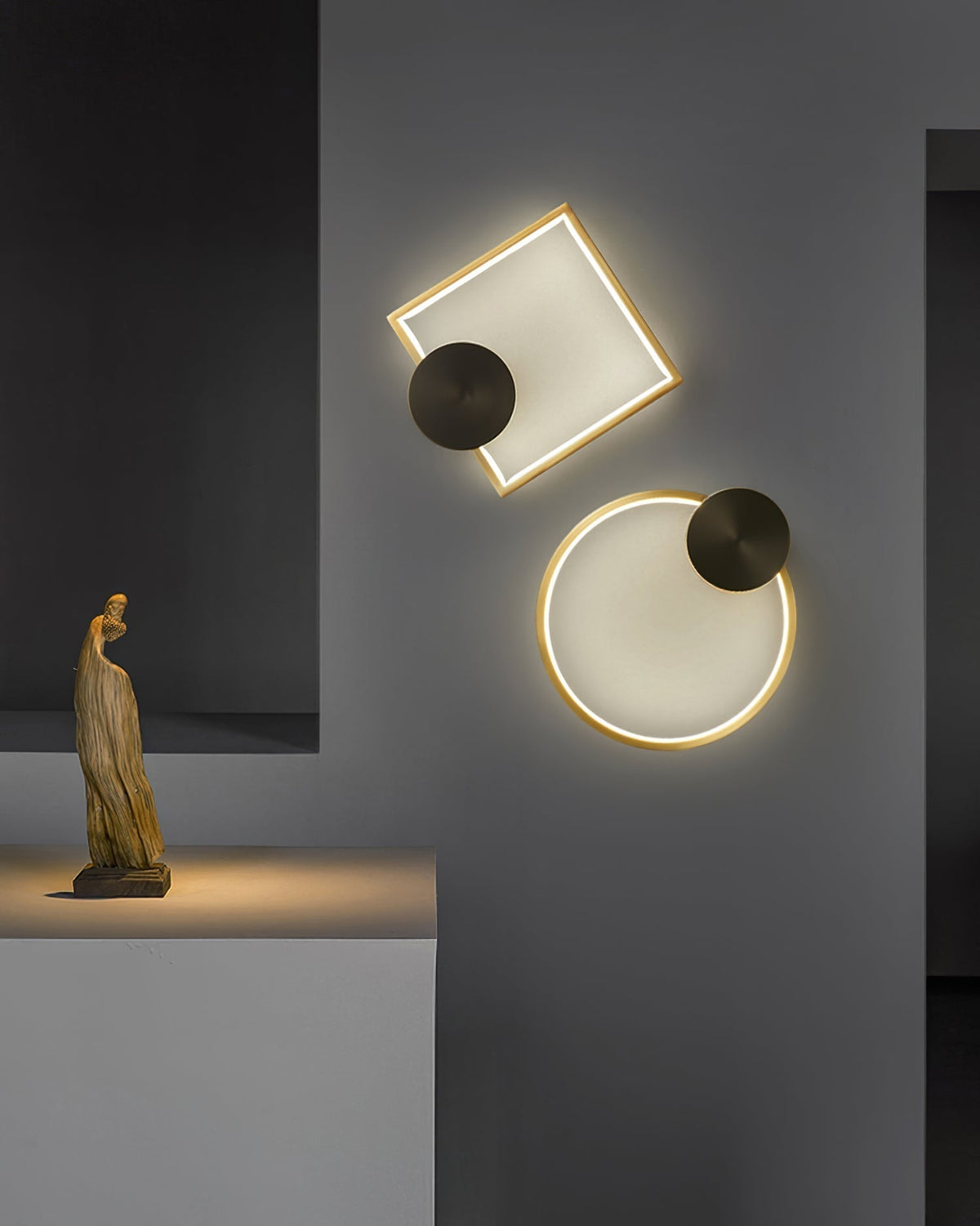 Mosrugs | GeoLight – Sleek Geometric Wall Lamp for Contemporary Spaces