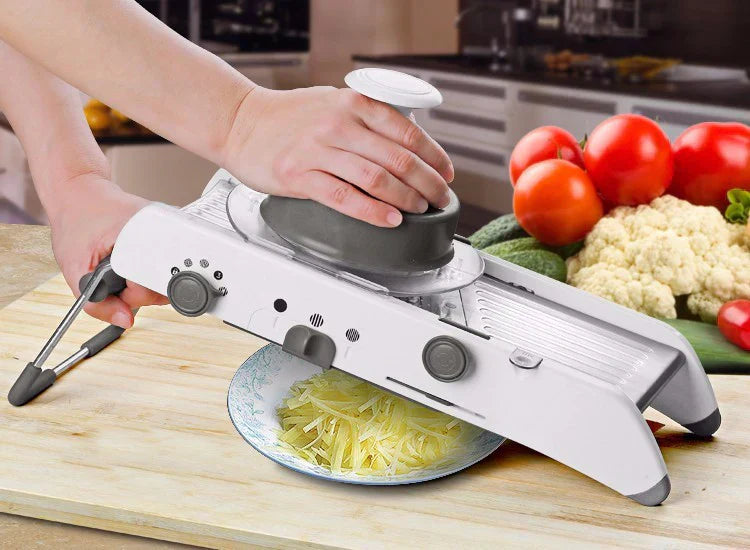 Mosrugs | ProSlice Mandoline Vegetable Slicer – Adjustable Stainless Steel Blades for Precision Cutting