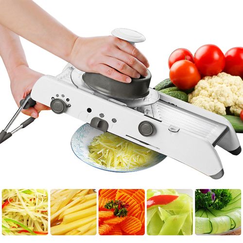 Mosrugs | ProSlice Mandoline Vegetable Slicer – Adjustable Stainless Steel Blades for Precision Cutting