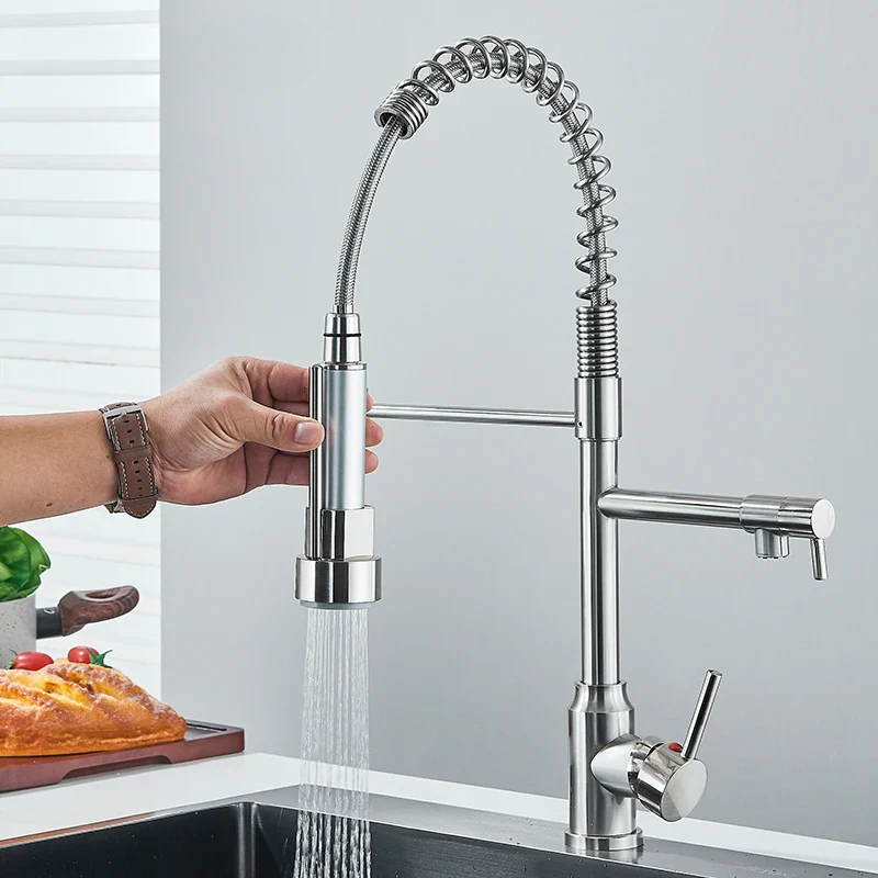 Mosrugs | NickelPivot - 360° Rotating Kitchen Tap