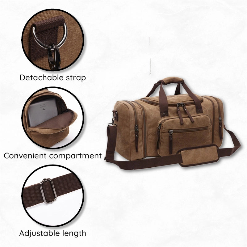1Mosrugs | Large Capacity Canvas Travel Bag