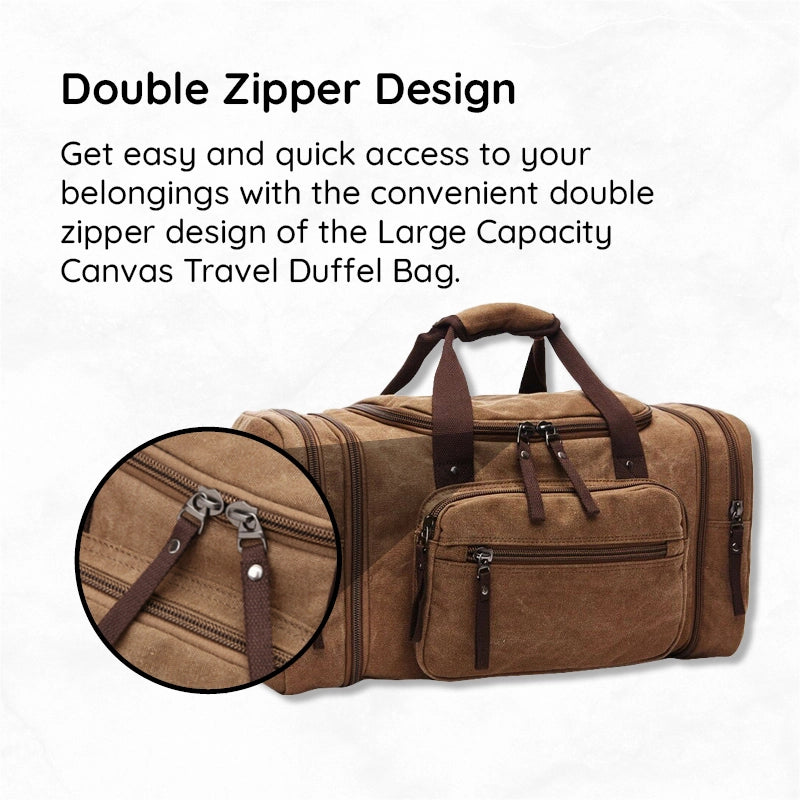 1Mosrugs | Large Capacity Canvas Travel Bag