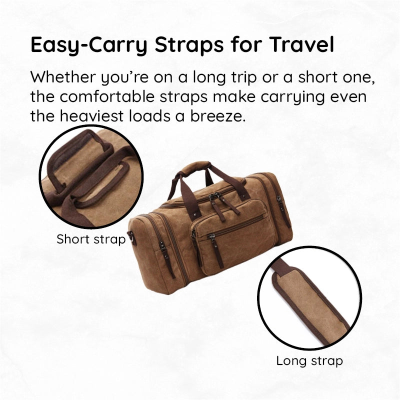 1Mosrugs | Large Capacity Canvas Travel Bag