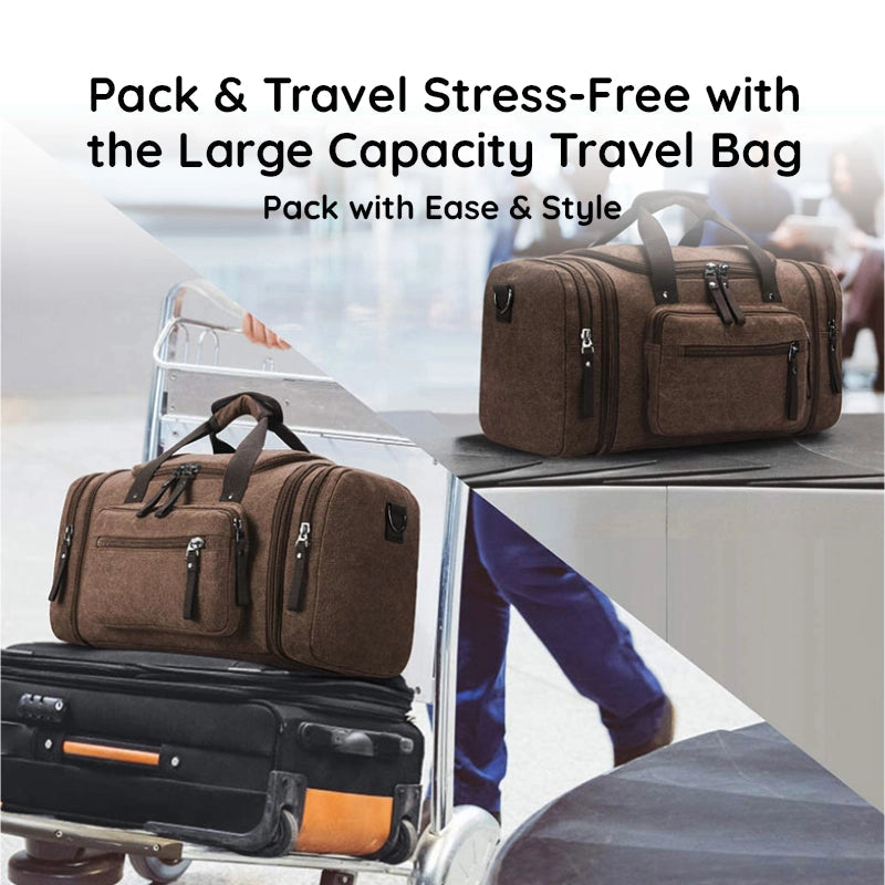 1Mosrugs | Large Capacity Canvas Travel Bag