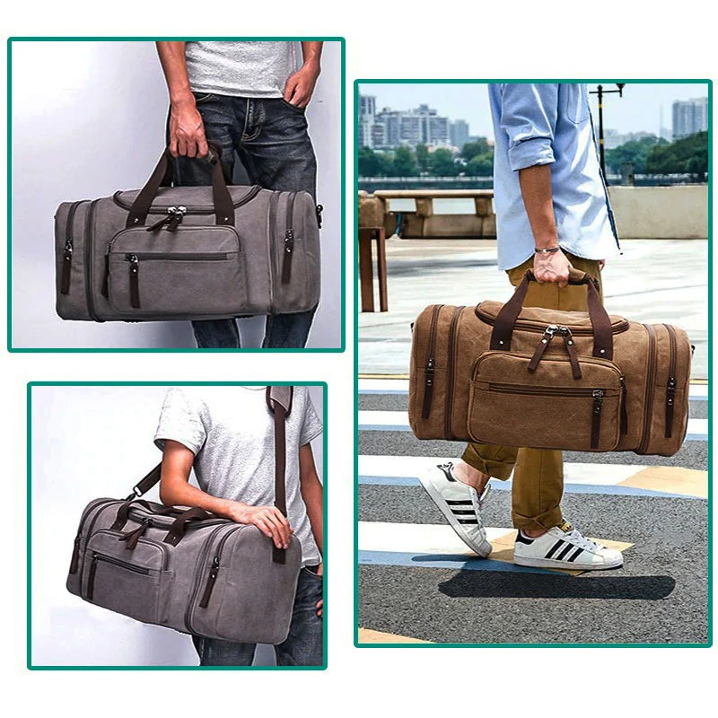 1Mosrugs | Large Capacity Canvas Travel Bag