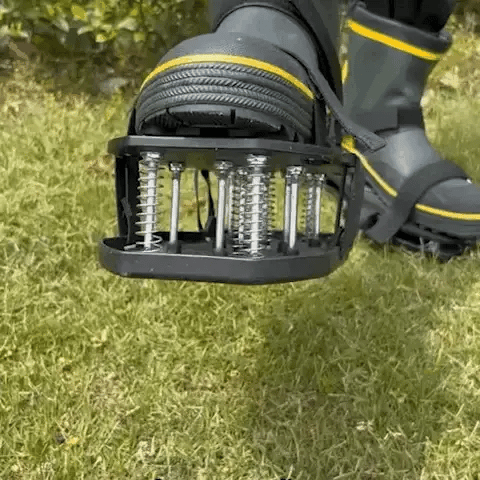 Mosrugs | Lawn Aerator Shoes | Adjustable Straps for Healthier Roots & Thicker Grass without Heavy Tools