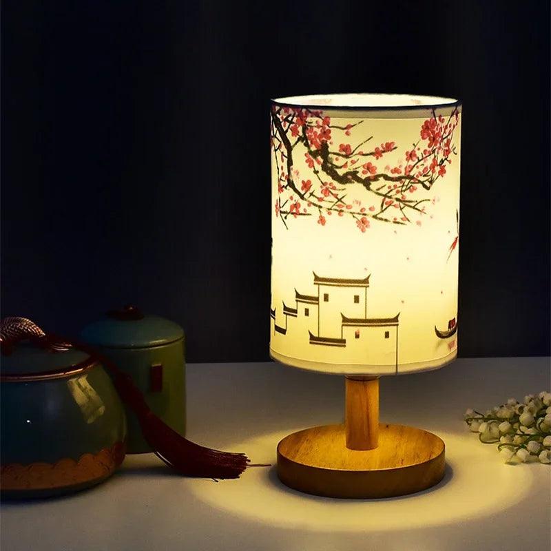 Mosrugs | VibeGlow - Modern Japandi Table Lamp with Elegance