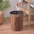 Mosrugs | LignoBin – Scandinavian Style Wooden-Effect Waste Bin (8L)