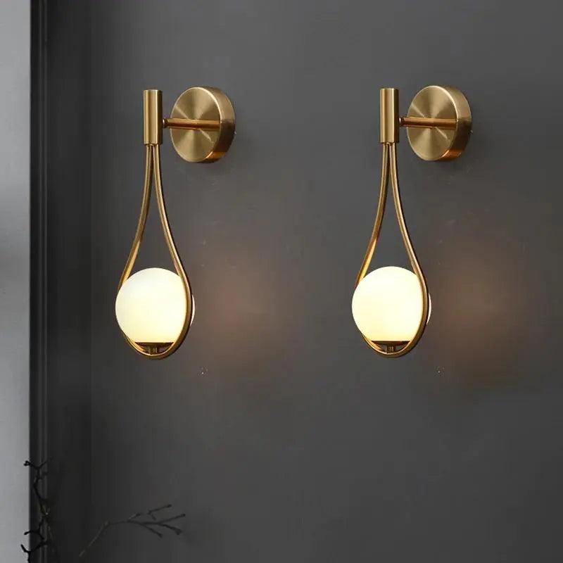 Mosrugs | LumaNord Minimalist Nordic LED Wall Light – Modern Industrial Design in Black or Gold