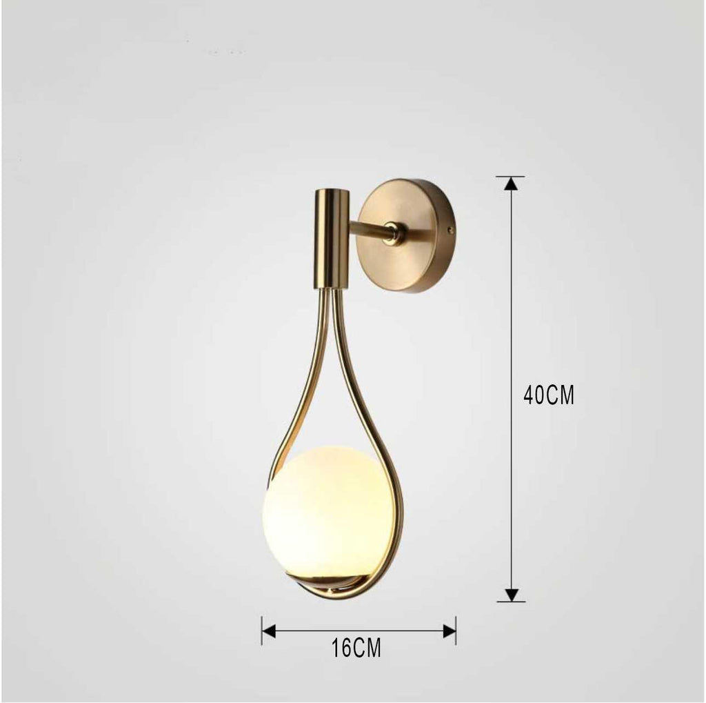 Mosrugs | LumaNord Minimalist Nordic LED Wall Light – Modern Industrial Design in Black or Gold