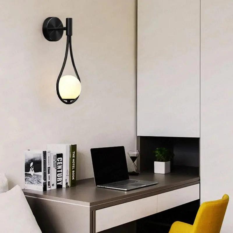 Mosrugs | LumaNord Minimalist Nordic LED Wall Light – Modern Industrial Design in Black or Gold