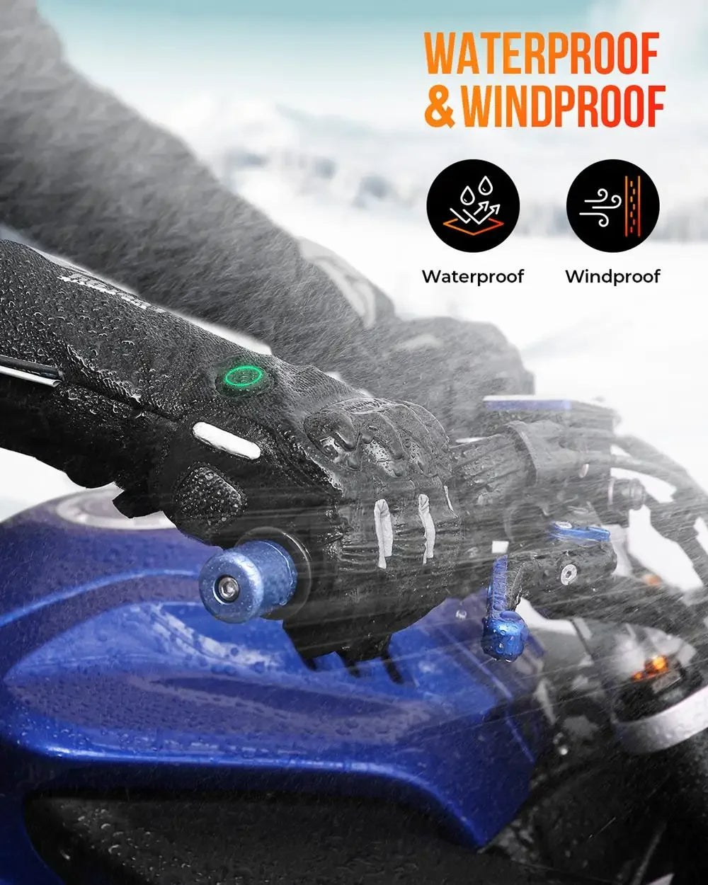 Mosrugs | Thermal Heated Gloves | Waterproof Rechargeable Winter Gloves
