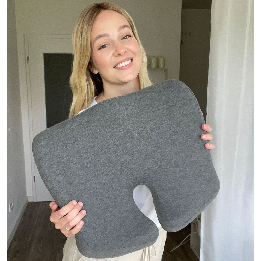 Mosrugs | Orthopedic Seat Cushion Set | Pain Relief for Tailbone & Lumbar Support for Office, Car & Home Use