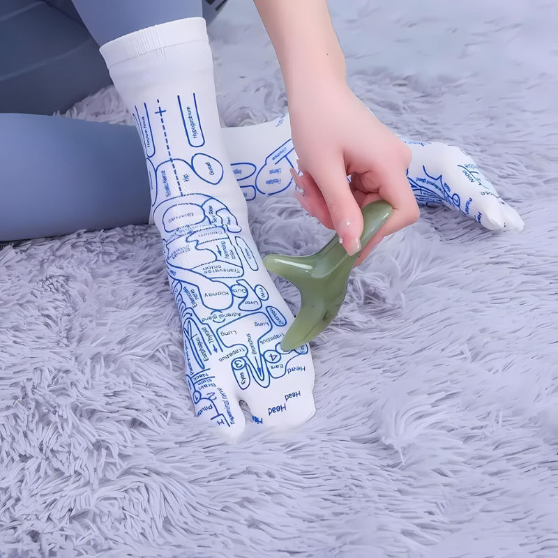 Mosrugs | Therapeutic Massage Socks | Acupressure Design for Instant Pain Relief & Relaxation at Home