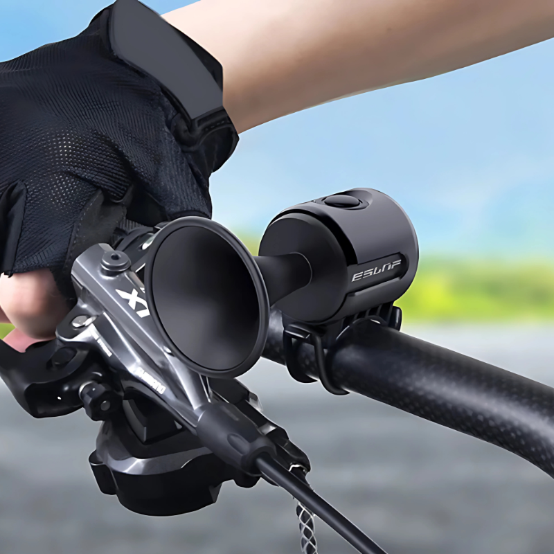 Mosrugs | Powerful 120 dB Bike Horn | Waterproof, Shock-Resistant & Easy Tool-Free Installation for Safe Riding in Any Weather