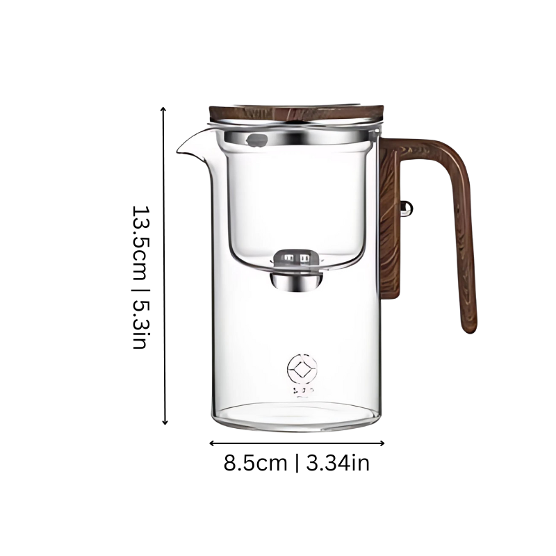 Mosrugs | Tea Infuser | Durable Borosilicate Glass for Effortless Hot & Cold Brewing at Home