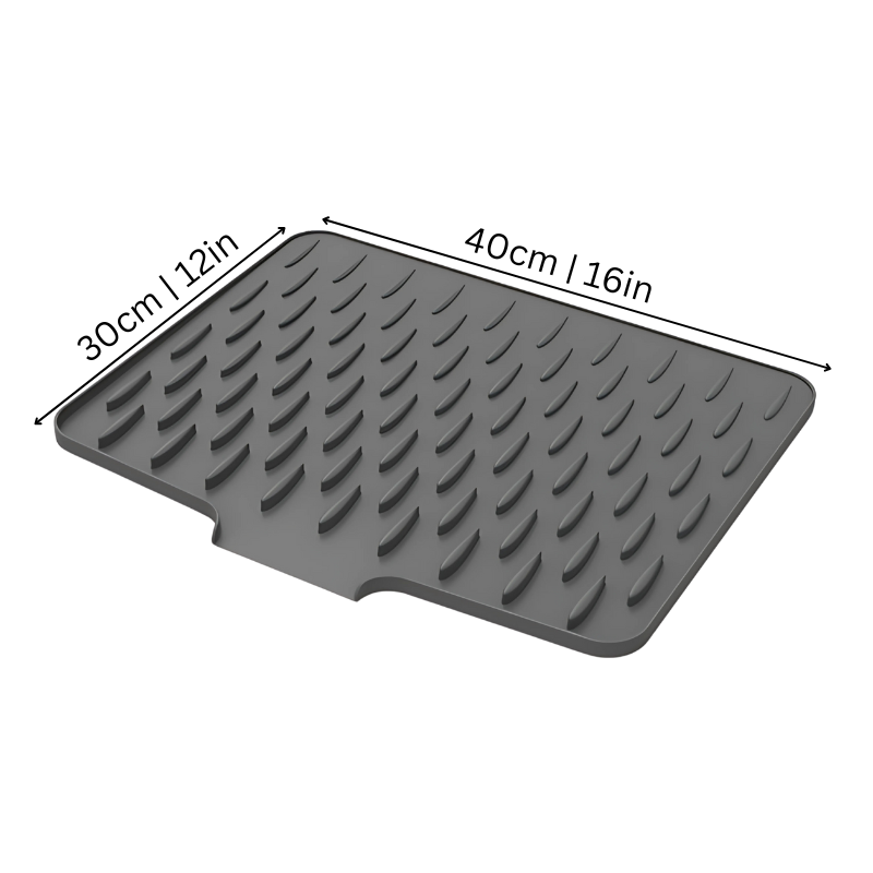 Mosrugs | Heat-Proof Silicone Drying Mat | Fast Drying, Slip-Free & Space-Saving for Kitchen Organization