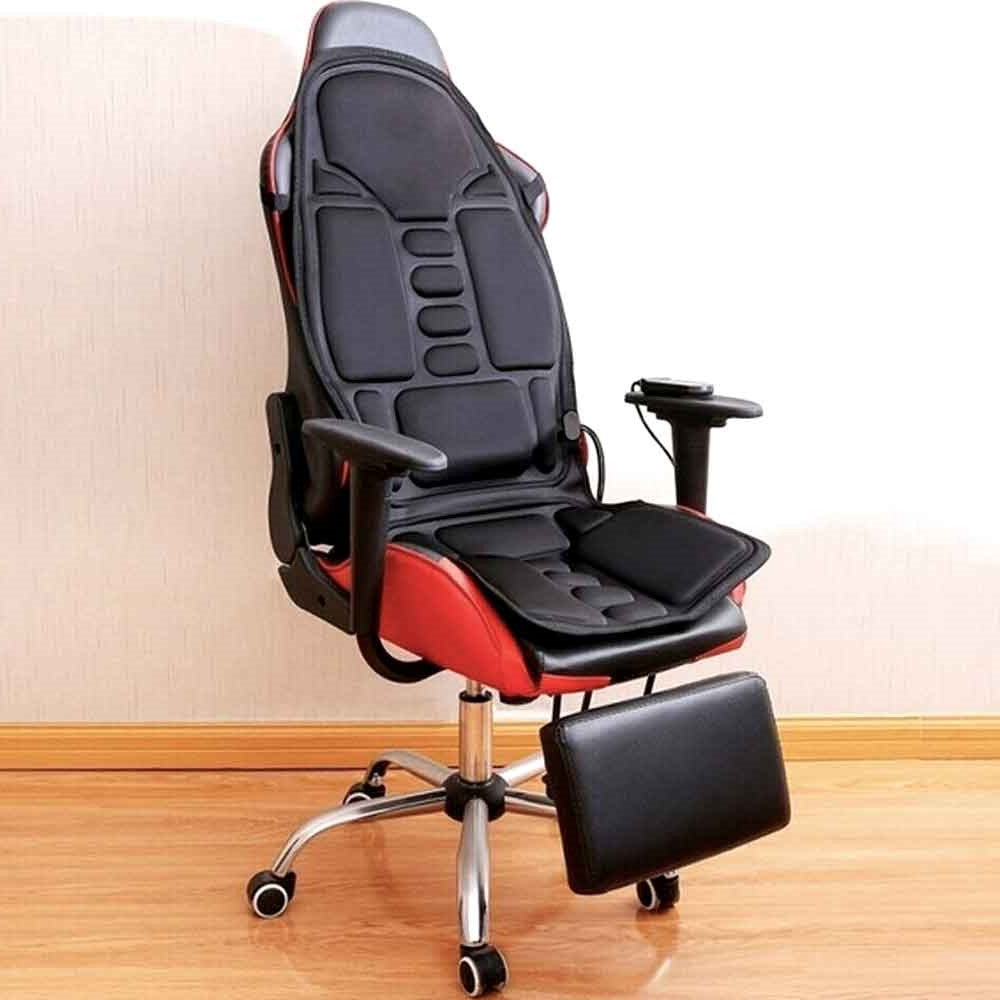 Mosrugs | 8-Mode Heated Massage Chair Pad for Back, Neck & Full-Body Relaxation – Perfect for Car & Home