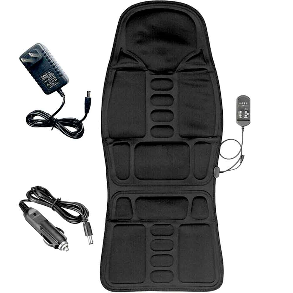 Mosrugs | 8-Mode Heated Massage Chair Pad for Back, Neck & Full-Body Relaxation – Perfect for Car & Home