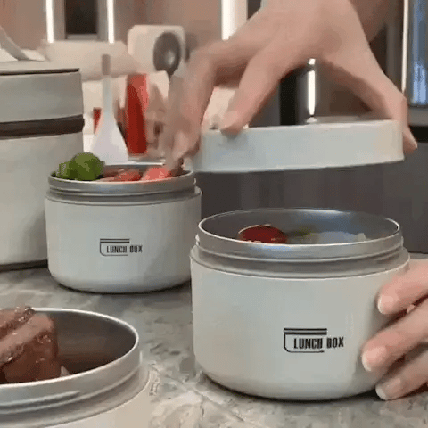Mosrugs | Durable Stainless Steel Lunch Box Set | Leak-Proof, Insulated & Perfect for Professionals, Students, and Family Outings