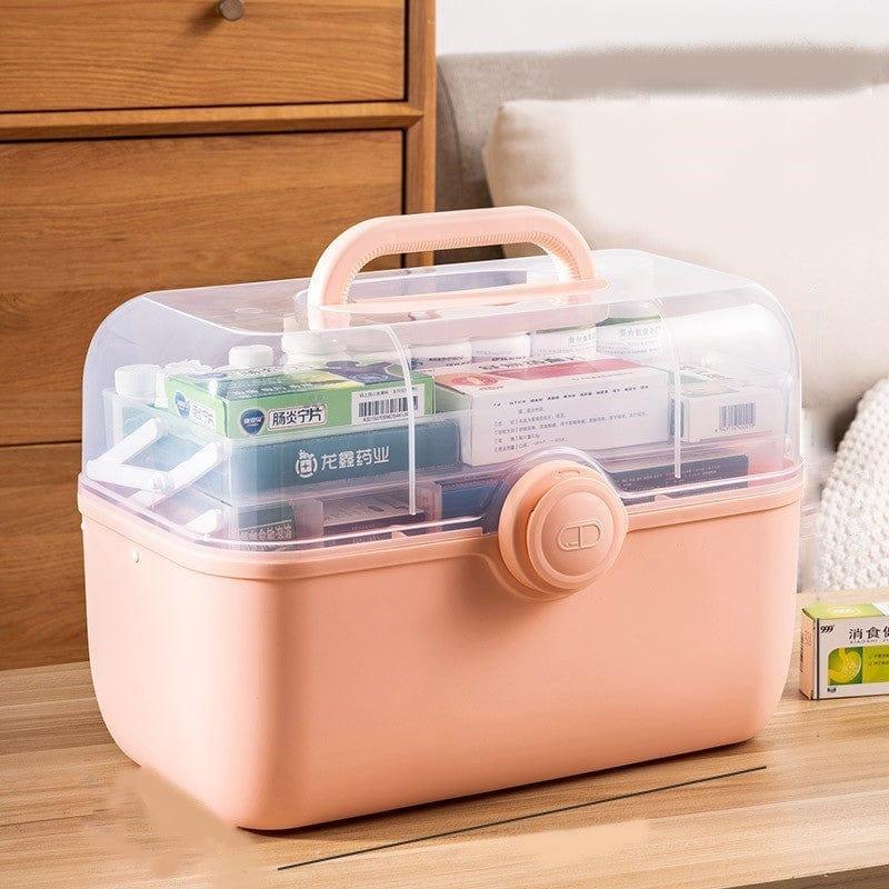 Mosrugs | MediSmart Pill Organiser – Compact Weekly Medicine Storage Box for Home & Travel