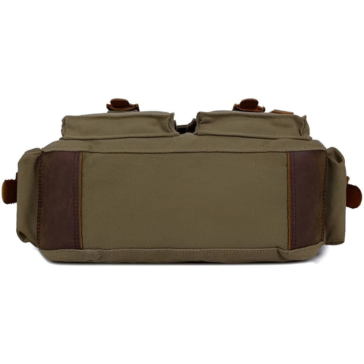 Mosrugs | Michael Bag – Vintage Canvas Messenger Bag for Men with Leather Accents