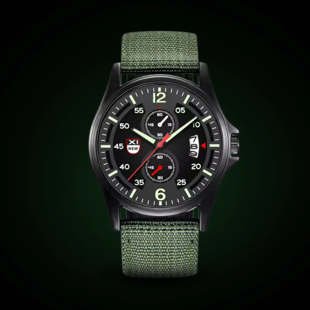 Mosrugs | Military Quartz Watch – Lightweight Tactical Nylon Strap Watch for Men