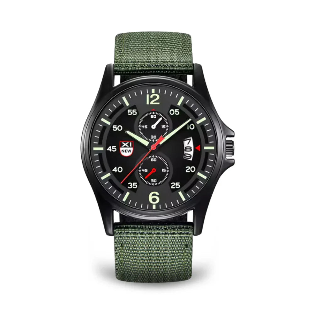 Mosrugs | Military Quartz Watch – Lightweight Tactical Nylon Strap Watch for Men