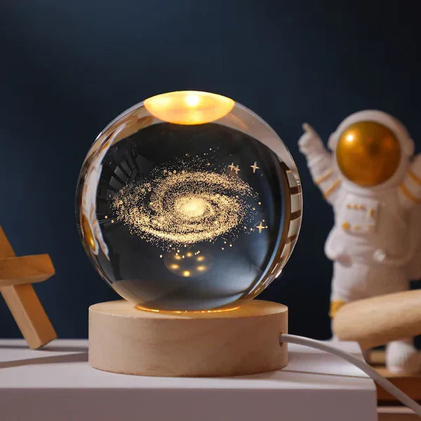 Mosrugs | SolarSphere – Crystal Solar System with LED Lighting | Educational & Decorative Gift