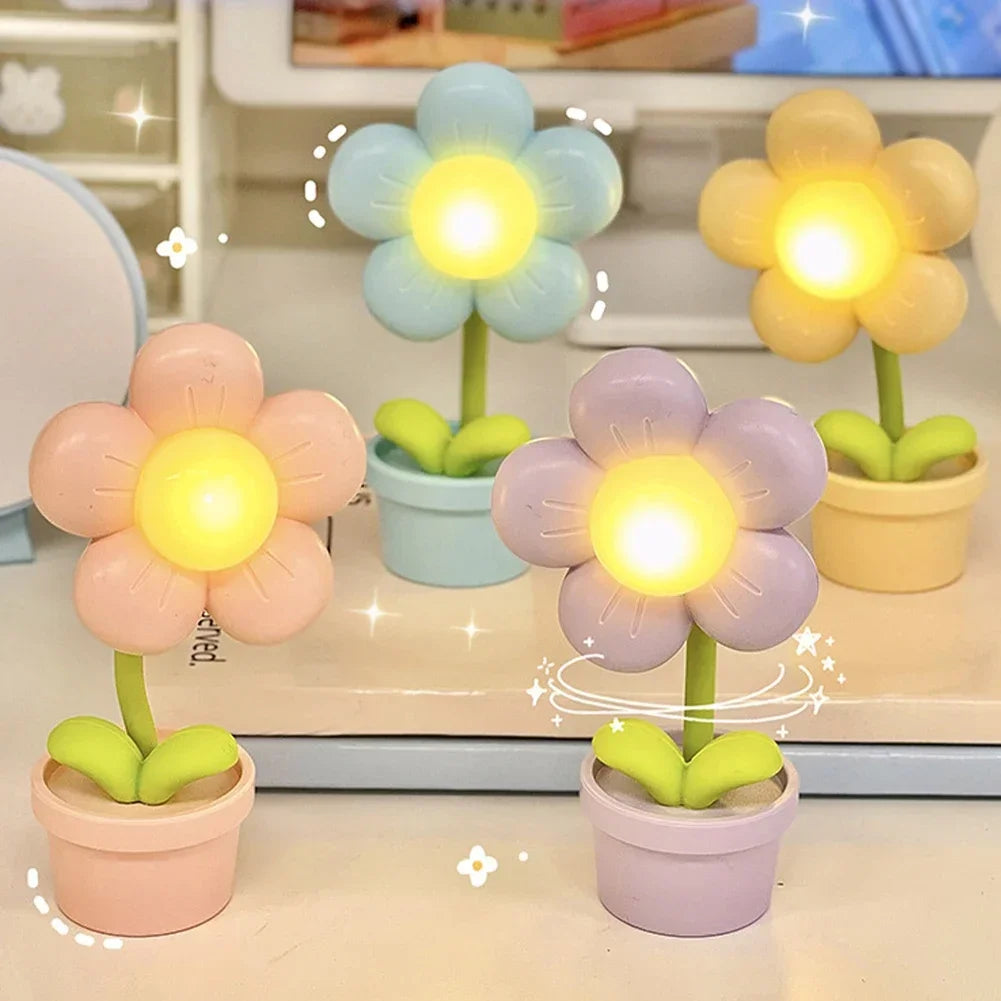 Mosrugs | BloomAura – Elegant Petite Flower Table Lamp for Soft Lighting