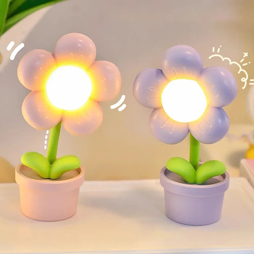 Mosrugs | BloomAura – Elegant Petite Flower Table Lamp for Soft Lighting