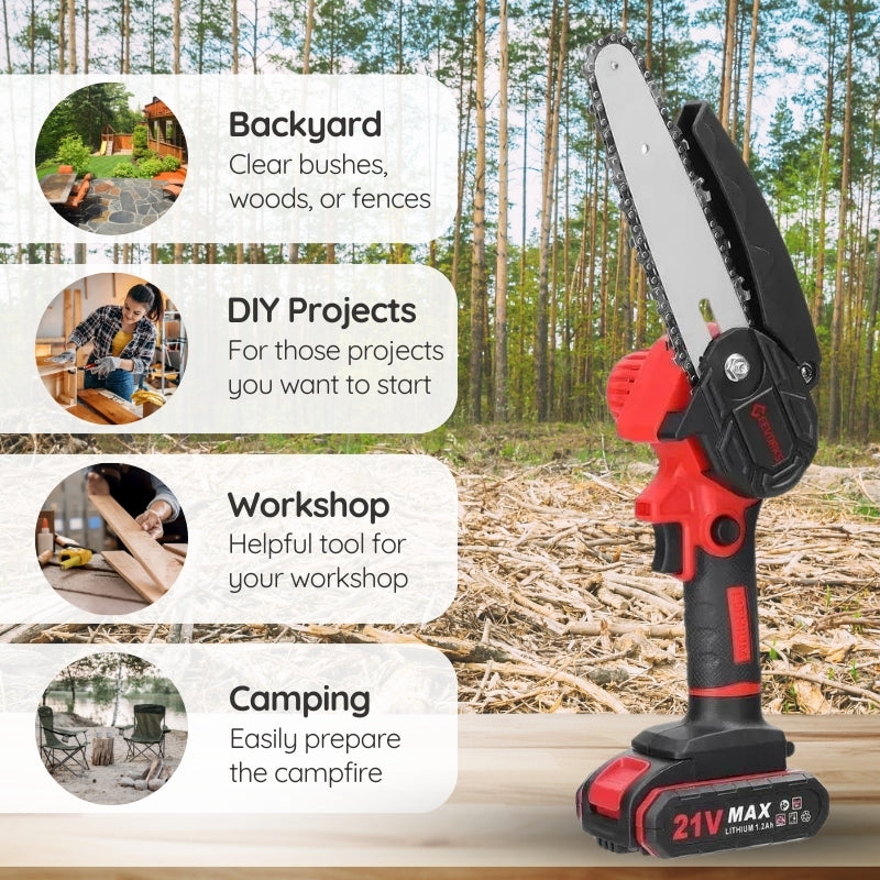 Mosrugs | Mini Upgraded Cordless Chainsaw