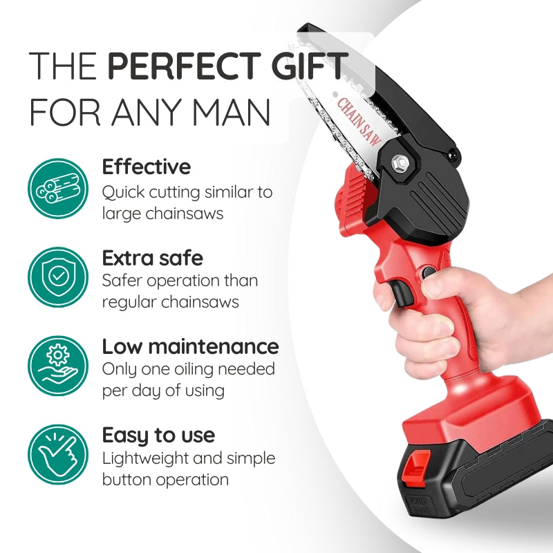 Mosrugs | Mini Upgraded Cordless Chainsaw