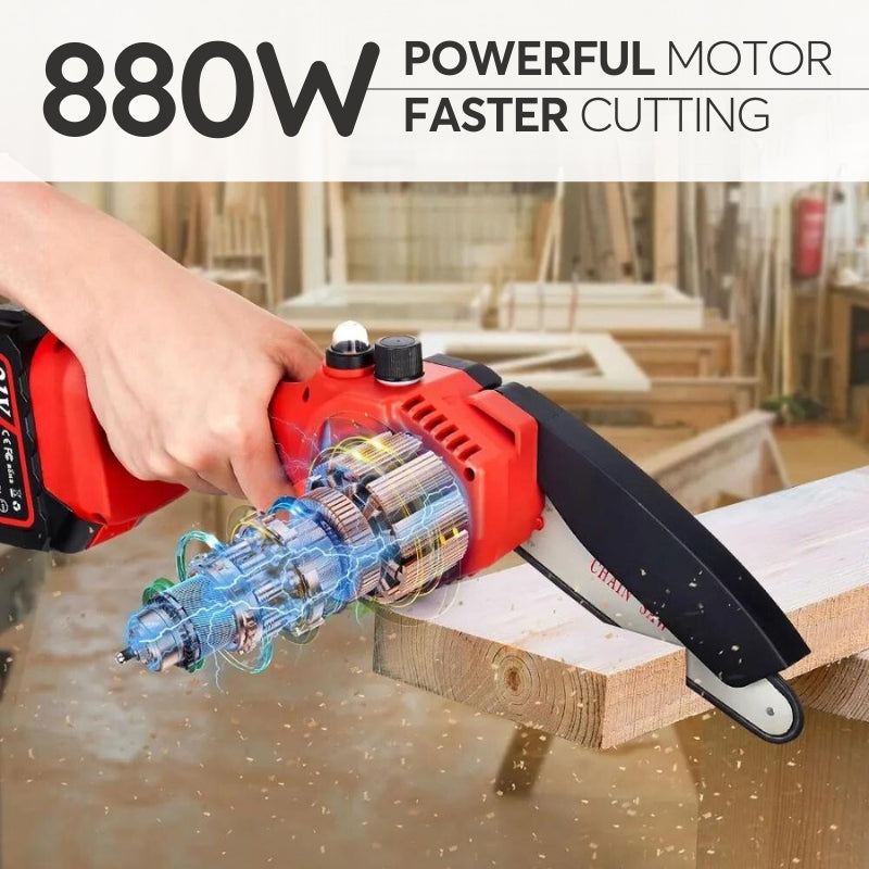 Mosrugs | Mini Upgraded Cordless Chainsaw