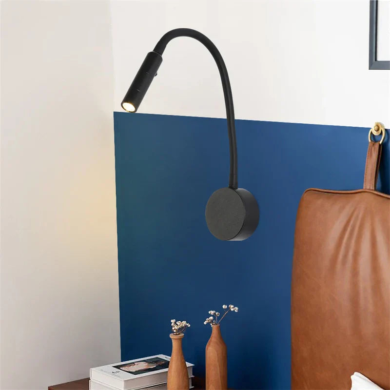 Mosrugs | SleekGlow – Minimalist LED Reading Wall Lamp with Adjustable Arm