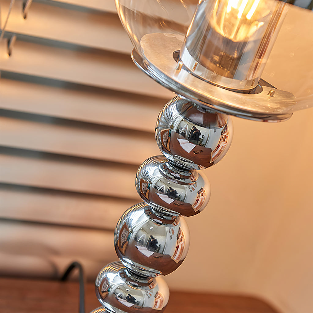 Mosrugs | MirrorGlow – Minimalist Chrome Table Lamp