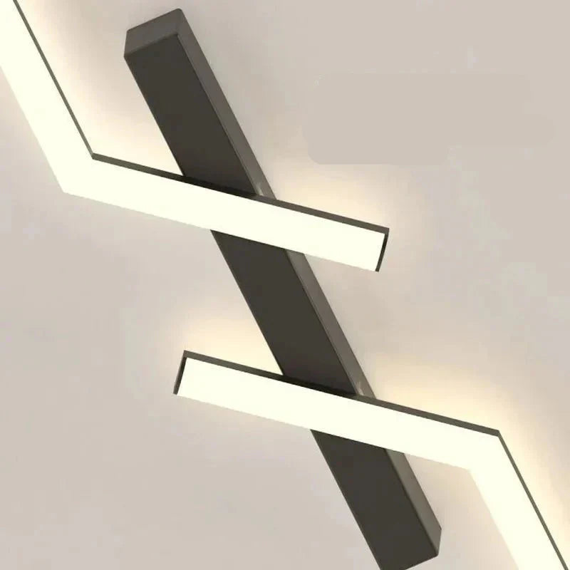 Mosrugs | Modern Flush-Mounted LED Line Ceiling Light – Minimalist & Energy Efficient