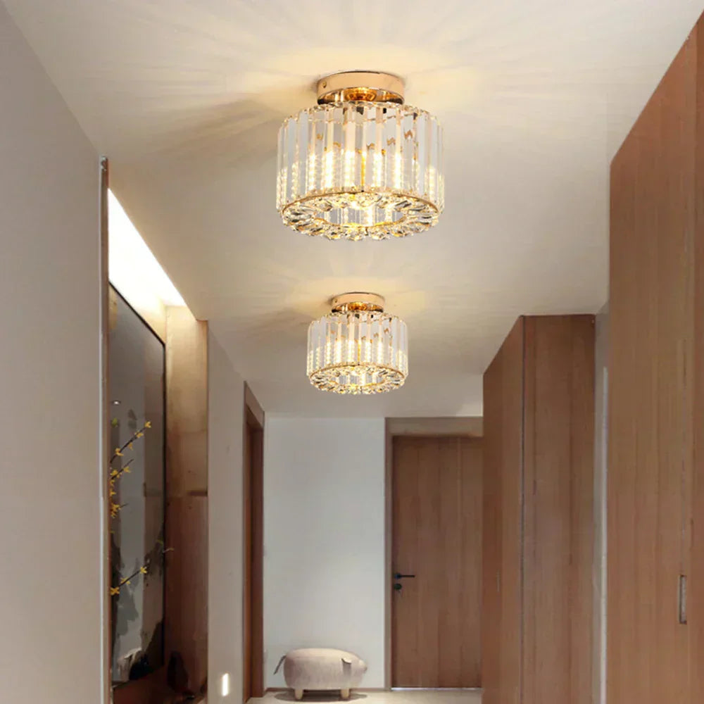 Mosrugs | GlimmerLux – Dazzling Ceiling Light with Sparkling Crystals