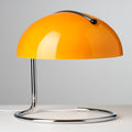 Mosrugs | Mid-Century Modern Desk Lamp – Retro Orange Dome Design with USB Power
