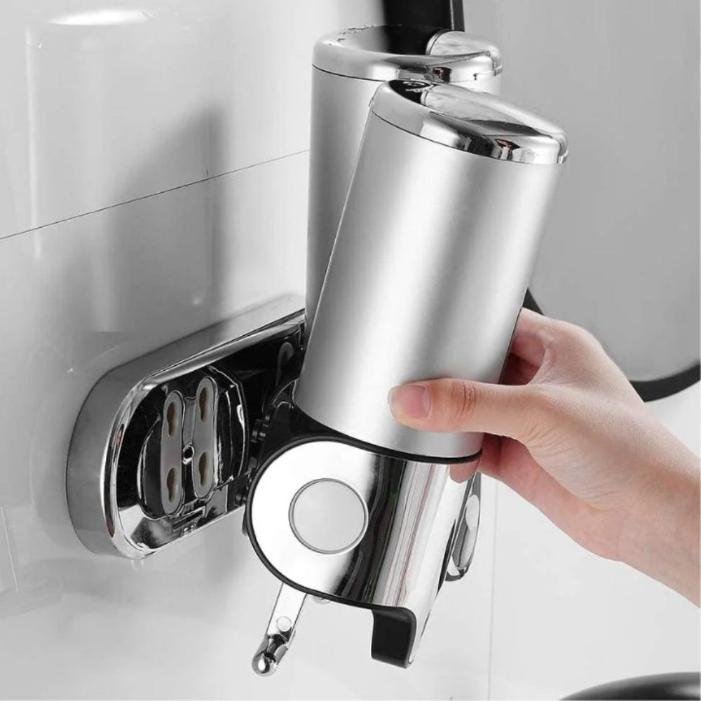 Mosrugs | Modern Wall-Mounted Soap Dispenser – Stylish Bathroom Accessory for Liquid Soap, Lotion or Sanitiser