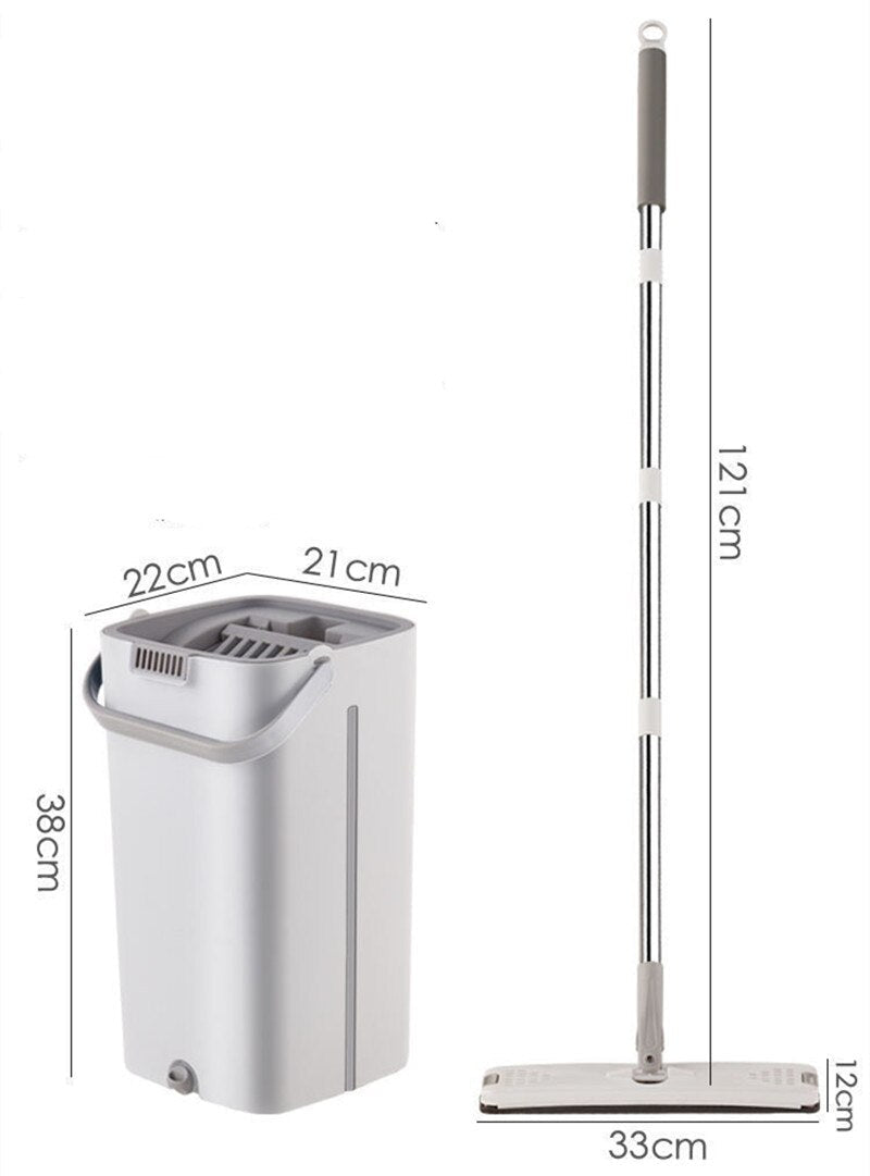 Mosrugs | Ultimate 360° Mop & Bucket Set with Aluminum Handle
