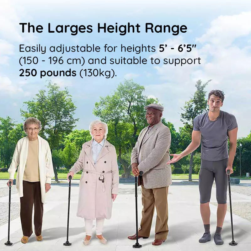 1Mosrugs | Multi-Functional Foldable LED Walking Cane