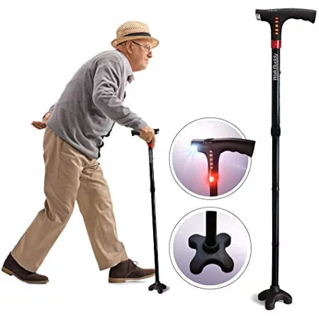 1Mosrugs | Multi-Functional Foldable LED Walking Cane