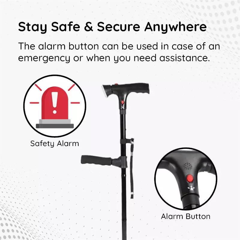 1Mosrugs | Multi-Functional Foldable LED Walking Cane