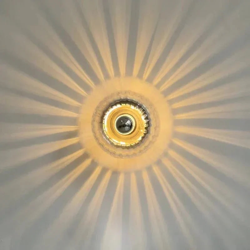 Mosrugs | Scandinavian Bauhaus Wall Light – Nordic Glass & Metal Sconce for Modern Interiors